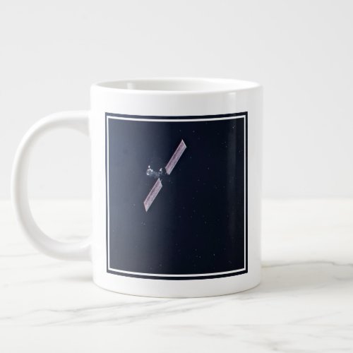 Dragon Xl Spacecraft Approaching A Lunar Gateway Giant Coffee Mug