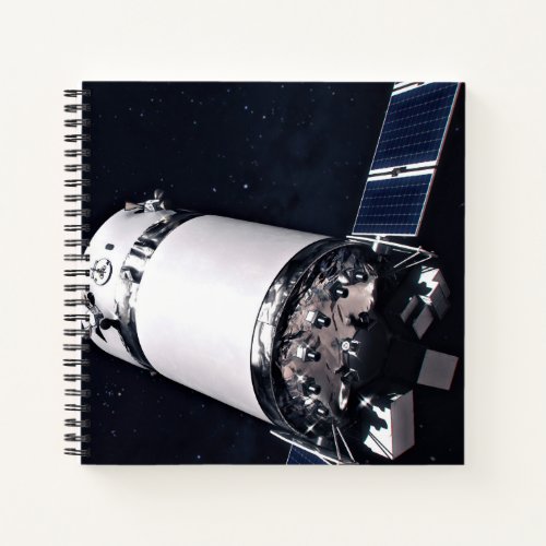 Dragon Xl Spacecraft Approaching A Lunar Gateway Notebook