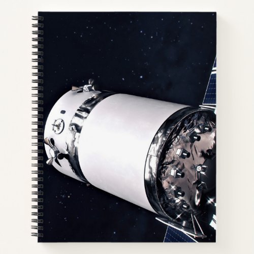 Dragon Xl Spacecraft Approaching A Lunar Gateway Notebook