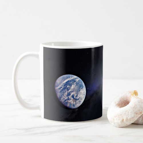 Dragon Xl Spacecraft With Planet Earth In Distance Coffee Mug