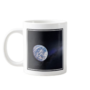 Dragon Xl Spacecraft With Planet Earth In Distance Giant Coffee Mug