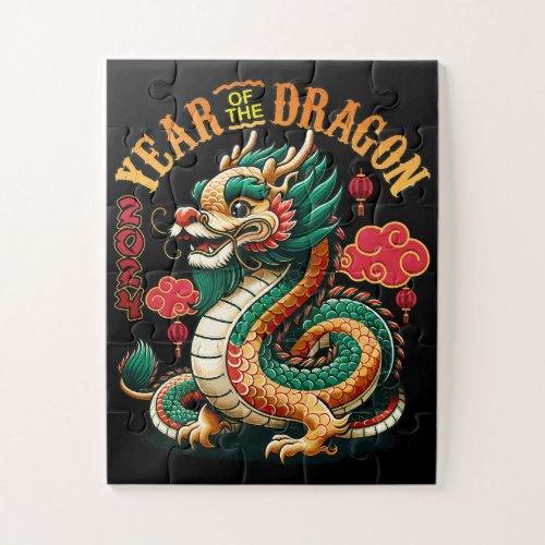 Dragon Year 2024 Embrace Lunar New Year Prosperity Jigsaw Puzzle