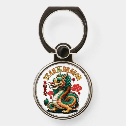 Dragon Year 2024 Embrace Lunar New Year Prosperity Phone Ring Stand