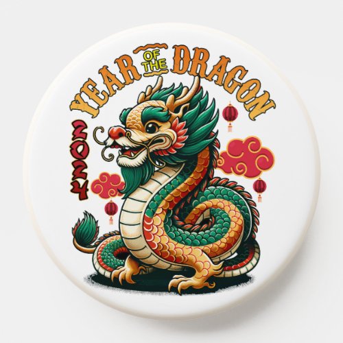 Dragon Year 2024 Embrace Lunar New Year Prosperity PopSocket