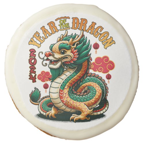 Dragon Year 2024 Embrace Lunar New Year Prosperity Sugar Cookie