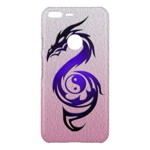 Dragon yin yang violet Case-Mate iPhone case