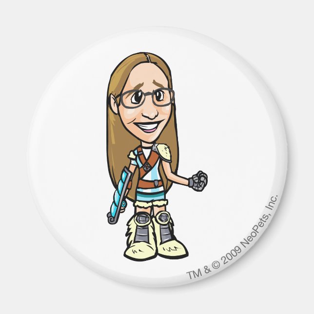 Dragona Terror Mountain Staff Player Magnet (Front)