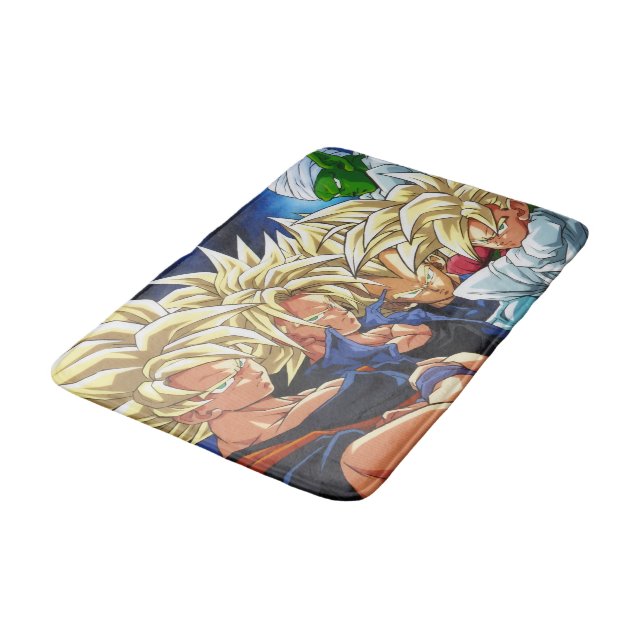 Dragonball Sayan Bath Mat (Angled)