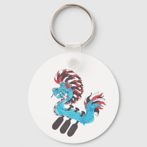 Dragonboat key keychain