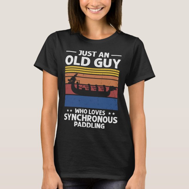 Dragonboat Theme for Dragon Boat Paddlers T-Shirt (Front)