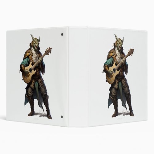 Dragonborn bard 3 ring binder