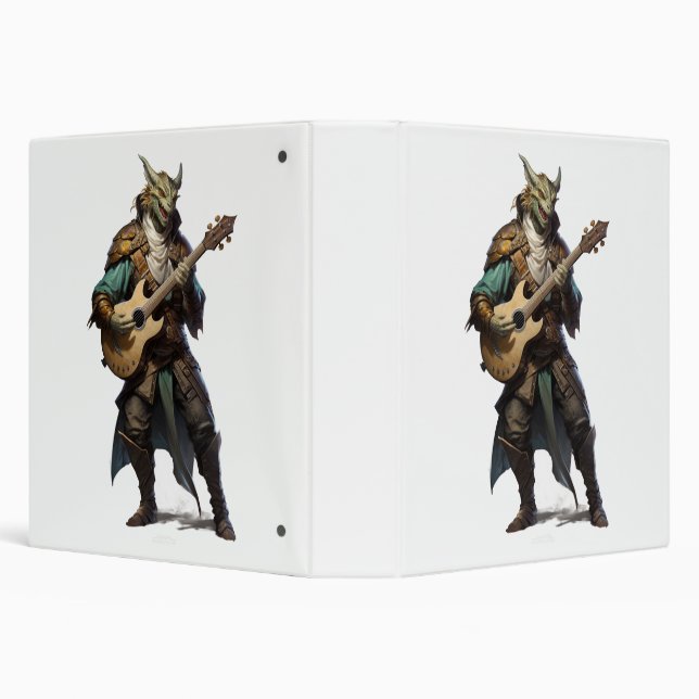 Dragonborn bard 3 ring binder (Background)