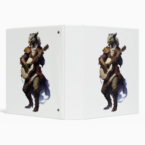 Dragonborn Bard 3 Ring Binder