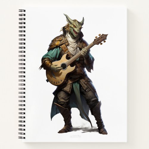 Dragonborn Bard Notebook