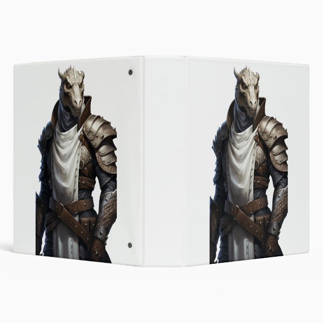Dragonborn Cleric 3 Ring Binder (Background)