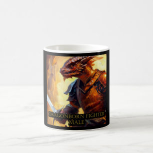 Dragonborn Fighter Male Coffee Mug
