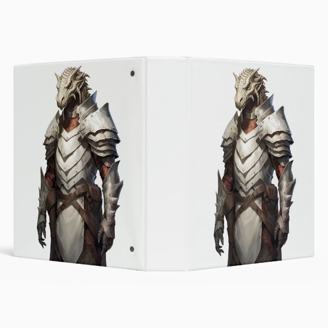 Dragonborn Paladin 3 Ring Binder (Background)