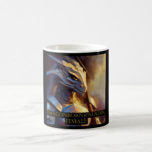 Dragonborn Paladin Female Coffee Mug