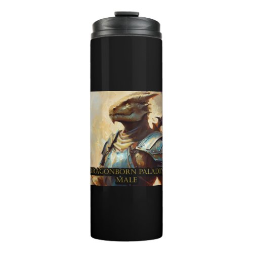 Dragonborn Paladin Male Thermal Tumbler