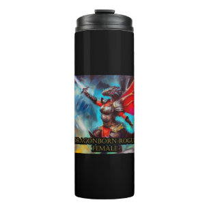 Dragonborn Rogue Female Thermal Tumbler