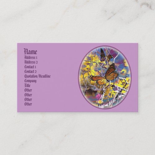 dragoncat butterfly fantasy Profile Cards Business Card Templates