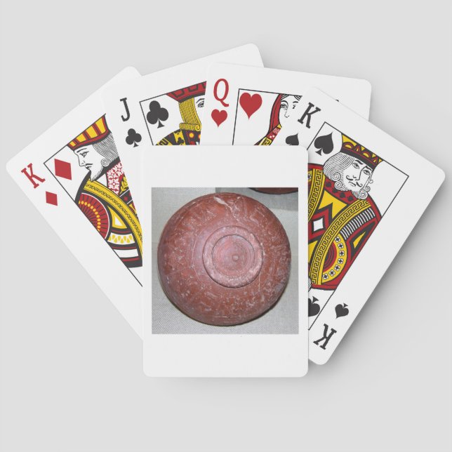 Dragondorff cup, c.150 BC (pottery) Poker Cards (Back)