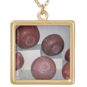 Dragondorff cups, c.150 BC (pottery) Gold Plated Necklace