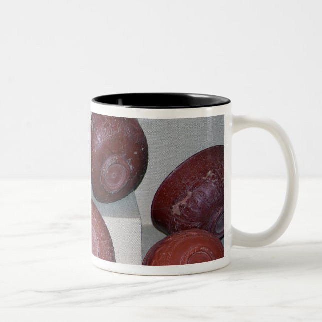 Dragondorff cups, c.150 BC (pottery) Two-Tone Coffee Mug (Right)