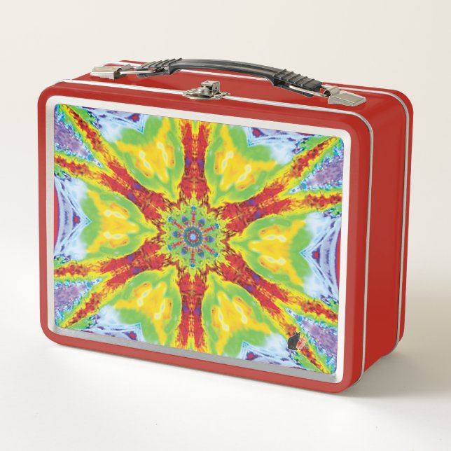 Dragoneye Kaleidoscope Metal Lunchbox (Front)