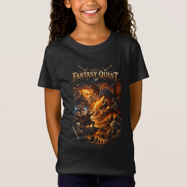 Dragonfire Quest T-Shirt (Front)