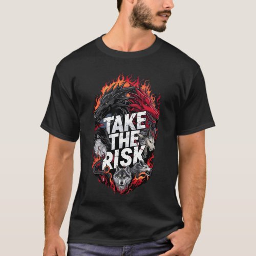 Dragonfire Risks Mythical Fusion T_Shirt