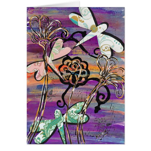 Dragonflies 3 card (Front)