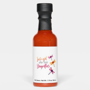 Dragonflies Animals Women Gift Idea Dragonfly (2) Hot Sauces