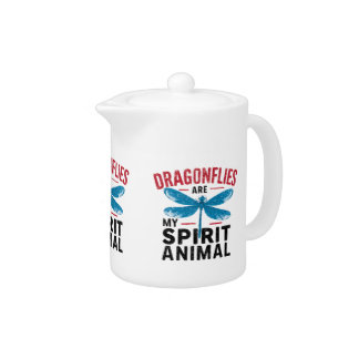 Dragonflies Are My Spirit Animal Teapot