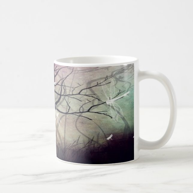Dragonflies at Twilight Coffee Mug (Right)