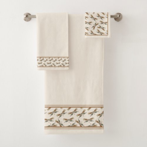 Dragonflies Bath Towel Set