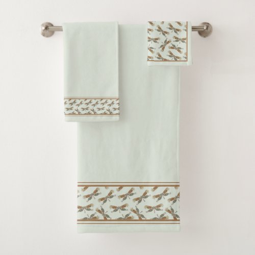 Dragonflies Bath Towel Set