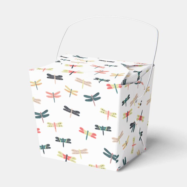 Dragonflies by Origami Prints Favor Boxes (Front Side)