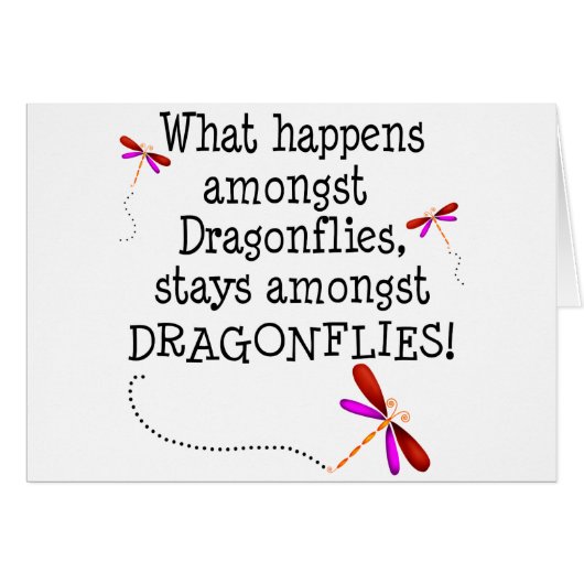 Dragonflies Cards (Front Horizontal)