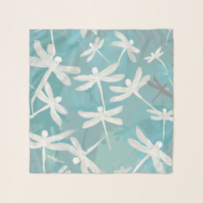 Dragonflies Chiffon Scarf