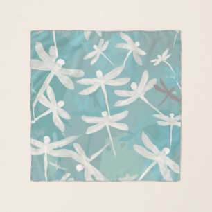 Dragonflies Chiffon Scarf
