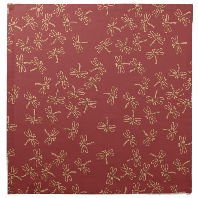dragonflies cloth napkin (Front)
