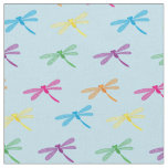 Dragonflies Colorful Dragonfly Rainbow Fabric