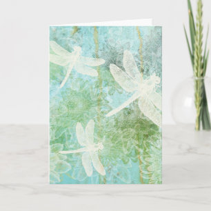 Dragonflies, Damselflies & Flowers Greeting Cards