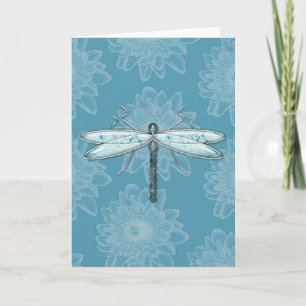 Dragonflies, Damselflies & Flowers Greeting Cards