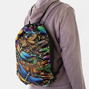 Dragonflies Drawstring Backpack