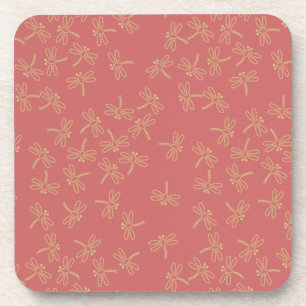 dragonflies drink coaster