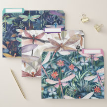 Dragonflies File Folder