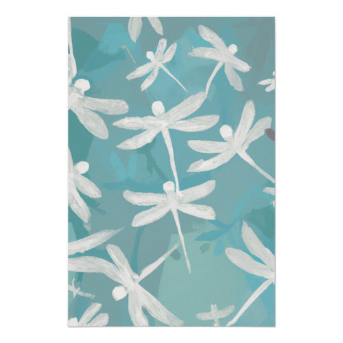 Dragonflies Glossy Poster