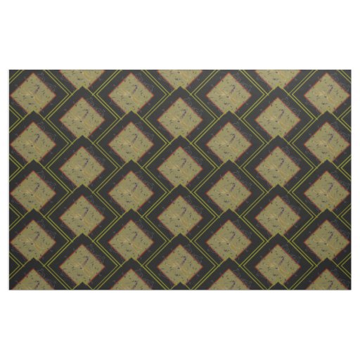 Dragonflies in Block Pattern Fabric